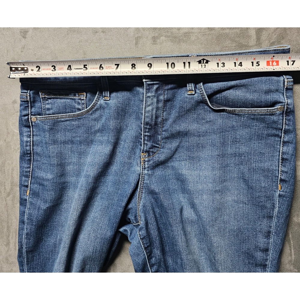 Athleta Sculptek Skinny Jeans Medium Wash Denim Womens Size 12 - Picture 4 of 13